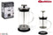 French Press koffiezet & theemaker for one 350ml - Boross Quttin - glas - strak design - eenvoudig in gebruik en schoon te maken