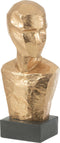 J-Line decoratie Buste Geometrisch - polyresin - goud