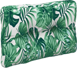 vidaXL-Palletkussen-bladpatroon-50x40x12-cm-stof