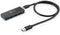 j5create JUH340 - USB 3.0 4-Port Hub - 4x USB 3.2 (Gen1, 5Gb/s) type-A - Zwart