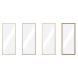 Wandspiegel Home ESPRIT Bruin Beige Grijs Stads 67 x 2 x 156 cm (4 Stuks)