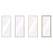Wandspiegel Home ESPRIT Bruin Beige Grijs Stads 67 x 2 x 156 cm (4 Stuks)