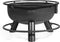 CookKing - Premium grill Bandito 80 cm met grillrooster en hanger - Vuurschaal BBQ - Staal - Zwart