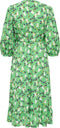 ONLY ONLOLIVIA - Wikkeljurk - 3/4 Mouwen V-Hals Pofmouwen - Maat XS