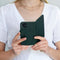 Selencia Galaxy S9 - Echt Lederen Bookcase - 3 Pashouders - Groen