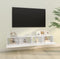 vidaXL - Tv-meubels - 2 - st - wandgemonteerd - 100x30x30 - cm - hout - hoogglans - wit