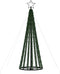 vidaXL LED-kerstboom - 275 LEDs - 180 cm - warm wit
