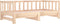 vidaXL - Slaapbank - uitschuifbaar - massief - grenenhout - 2x(90x190) - cm
