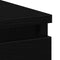 vidaXL - Bureau - 90x45x76 - cm - spaanplaat - zwart - eikenkleurig
