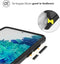 iMoshion Hoesje Geschikt voor Samsung Galaxy S20 Hoesje Shockproof - iMoshion Rugged Hybrid Carbon Case - zwart