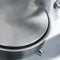 vidaXL - Hamburgerpersmachine - met - 500 - scheidingsbladen - 13 - cm - aluminium