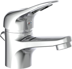 SCHÜTTE Porto Wastafelkraan - Mengkraan - met Waste - Chroom