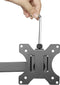 SpeaKa Professional SP-MM-302 - Monitor-scharnierarm - Dubbele verstelling met laptophouder - 360° draaibaar