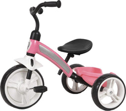 Qplay Elite - Driewieler - Verstelbaar stuur en zitting - Roze/wit/zwart