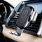 Baseus Gravity Car Mount - Autohouder Qi Draadloze Oplader - Zilver