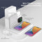 【2023 nieuwste UV-coating】 draadloos laadstation, 3 op 1 laadstation, wekker met draadloze oplader (