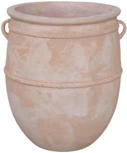 PTMD Smayan Natural Round Terracotta Jar Pot Rough Low