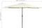 vidaXL - Parasol - met - metalen - paal - 390 - cm - zandwit