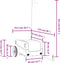 vidaXL - Fietstrailer - 30 - kg - ijzer - zwart