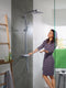 Hansgrohe Crometta E - Showerpipe - EcoSmart 9 l/min - 240mm - Chroom