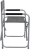 Bo-Camp Regisseursstoel - Klapstoel - Stalen frame - 600D polyester - Grijs