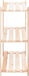 vidaXL - Opbergrekken - 3-laags - 2 - st - 80x38x90 - cm - massief - grenenhout - 150 - kg