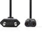 Nedis PCGP11040BK50 - Stroomkabel Euro-connector - 500 cm - Zwart