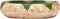 vidaXL - Opzetwasbak - ovaal - 59x40x15 - cm - keramiek - groen - en - bruin