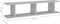 vidaXL - Wandschappen - 2 - st - 90x18x20 - cm - bewerkt - hout - betongrijs