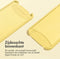 iMoshion Hoesje Geschikt voor Samsung Galaxy S21 Hoesje Met Koord - iMoshion Color Backcover met afneembaar koord - Geel