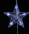 vidaXL - Lichtsnoergordijn - sterren - met - 500 - LED's - en - 8 - functies - blauw