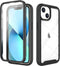 iMoshion Hoesje Geschikt voor iPhone 14 Hoesje - iMoshion 360° Full Protective Case - Zwart / Transparant