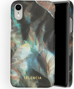 Selencia Hoesje Geschikt voor iPhone Xr Hoesje - Selencia Maya Fashion Backcover - zwart