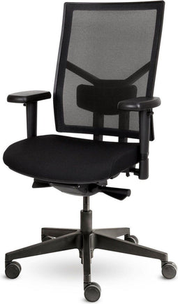 Workliving NPR1813 Zuidas Mesh Black Edition - Bureaustoel Ergonomisch Design ARBO