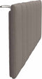 vidaXL - Hoofdbordkussen - 140 - cm - stof - taupe