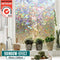 Homewell Raamfolie HR++ - Zonwerend & Isolerend - Statisch - Regenboog Scherven 45x200cm