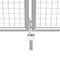 vidaXL - Poort - 415x225 - cm - gegalvaniseerd - staal - zilverkleurig
