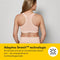 Medela Keep Cool Sleep bh - Naadloze voedings- en zwangerschapsbh - Ademend Soft Touchmateriaal - Wit - Maat L