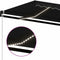 vidaXL - Luifel - handmatig - uittrekbaar - met - LED - 400x350 - cm - antracietkleur