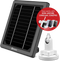 Swann SWIFI-SOLAR4 - Zonnepaneel voor Draadloze Beveiligingscamera's - IP65 Waterdicht - 4 m Kabel
