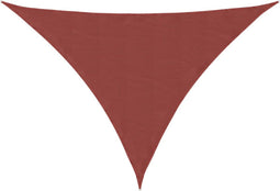 vidaXL - Zonnescherm - driehoekig - 5x5x6 - m - oxford - stof - terracottakleurig