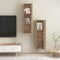 vidaXL - Tv-meubels - 2 - st - 30,5x30x110 - cm - bewerkt - hout - sonoma - eikenkleurig