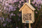 Bijenhuis 16,9 X 22,9 Cm Hout/bamboe Naturel - bijen - insecten - Esschert Design