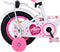 Volare Ashley Kinderfiets - Meisjes - 12 inch - Inclusief zijwieltjes - Wit
