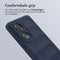 imoshion Hoesje - Geschikt voor Oppo A58 - EasyGrip Backcover - Donkerblauw
