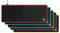 Gembird Gaming muismat - LED lichteffect - 80 x 30 cm - Zwart