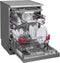 Bauknecht B0F D651A X - Vrijstaande vaatwasser - 14 couverts - RVS