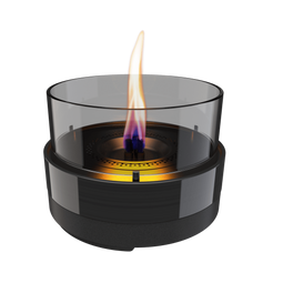 Tenderflame Rosie 18 Smoke Zwart Tafelhaard voor Binnen en Buiten