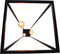 HSM Collection Vloerlamp Fremont open frame 3-lichts - 158 cm - Gepoedercoat zwart - Ijzer