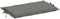 vidaXL - Ligbedkussen - 186x58x3 - cm - stof - gemêleerd - donkergrijs